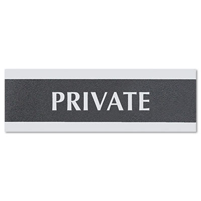 SIGN,PRIVATE 3X9,BKSV