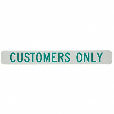 Customer Parking Sign 2-1/2 x 20 