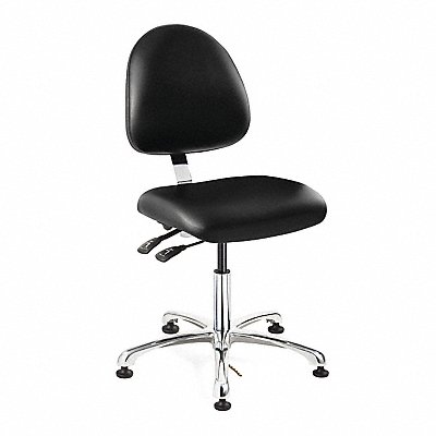 Ergonomic ESD Task Chair Vinyl Black