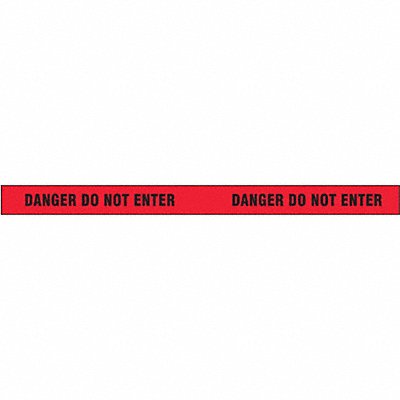 Barricade Tape Red/Black 180 ft x 2 In