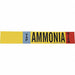 Pipe Marker Ammonia 4 in H 24 in W