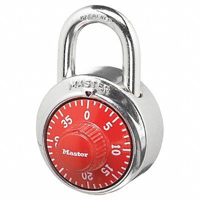 Combination Padlock 2 in Round Silver