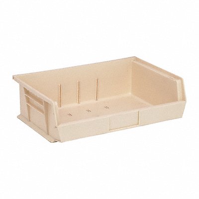 F0606 Hang and Stack Bin Ivory PP 5 in