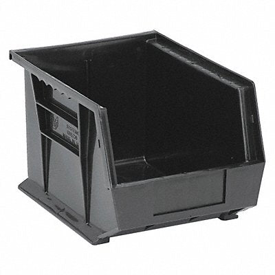 F0604 Hang and Stack Bin Black PP 7 in