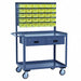 Mobile Wrkstion Steel 36 L 30 W 2 Shelf