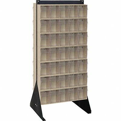 Bin Storage Rack Powder Coated 52 in