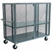 Mesh Security Cart 3000 lb 57x24x60