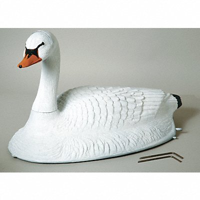 Swan Decoy 11 in H White