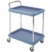 Utility Cart 400 lb Cap. Plstc 2 Shlvs