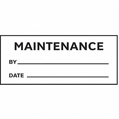 Inspection Label ENG Maintenance PK225