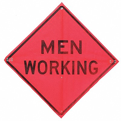 Men Working Traffic Sign 36 x 36 