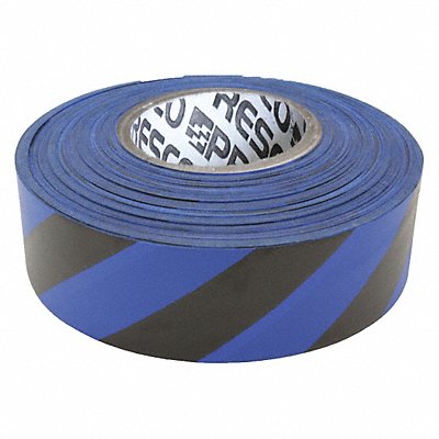 Flagging Tape Blue/Blk 300ft x 1-3/16In