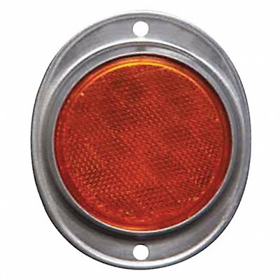 Color Reflector Oval Amber 4-21/32 L