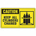 Safety Label 3 1/2 inx5 in Vinyl PK5