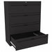 File Cabinet 36 in 4 Drawer Black