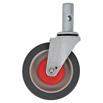 Wheel 250 lb Silver Polyurethane