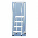 Rolling Ladder Aluminum 38 In.H