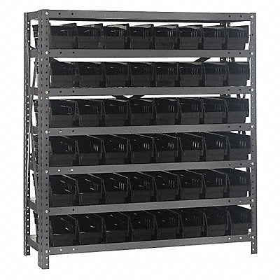 E1511 Bin Shlvng 12inx39inx36in Black