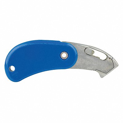 Folding Safety Cutter 4 in Blue PK12