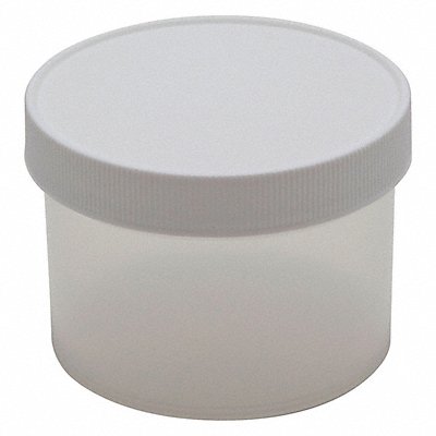 Jar 250 mL 66 mm H White PK10