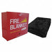 Fire Blanket 5.2 ft W 7 ft L Gray