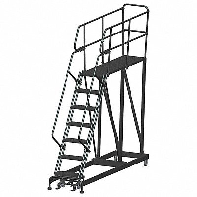 Roll Work Platform Steel Single 70 In.H