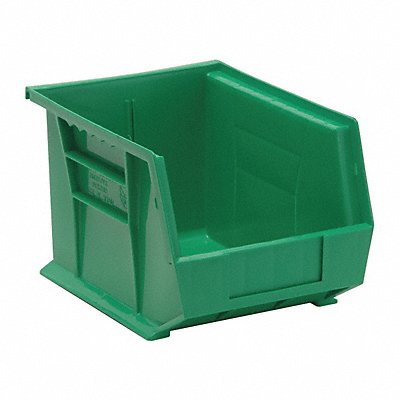 F0604 Hang and Stack Bin Green PP 7 in