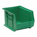 F0604 Hang and Stack Bin Green PP 7 in