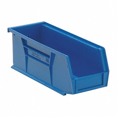 E1526 Hang and Stack Bin Blue PP 4 in