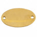 Blank Tag Brass 1in H 1 7/8in W PK25