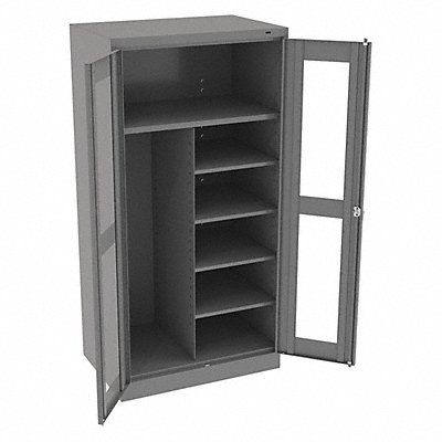 Storage Cabinet 72 x36 x24 MdGry 5Shlv