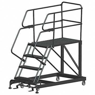 Roll Work Platform Steel Single 40 In.H