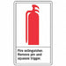 Safety Label 5 in x 3 1/2 in Vinyl PK5