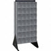 Bin Storage Rack Powder Coated 52 in