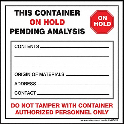 DOT Handling Label Waste 6 W PK250