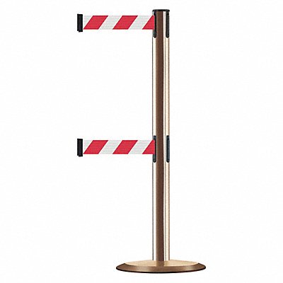 Barrier Post with Belt 7-1/2 ft L