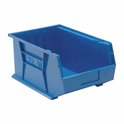 F0608 Hang and Stack Bin Blue PP 8 in