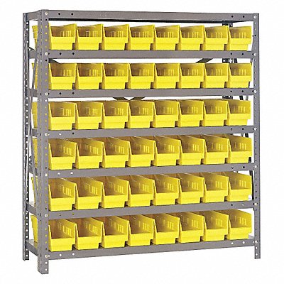 E1511 Bin Shlvng 12inx39inx36in Yellow