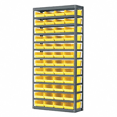 Bin Shlvng 18inx79inx36in Yellow