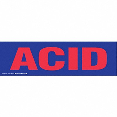 Label 7 in x 24 in Polyester