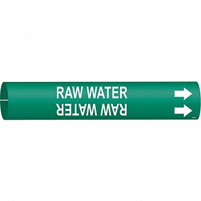Pipe Marker Raw Water 13/16in H 4/5in W