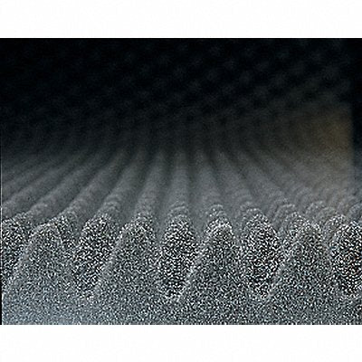 Acoustical Foam Convoluted 3In Gray PK4