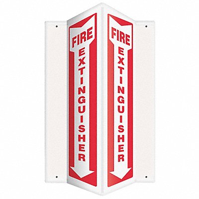 Fire Extinguisher Sign 18X3-1/2 PS