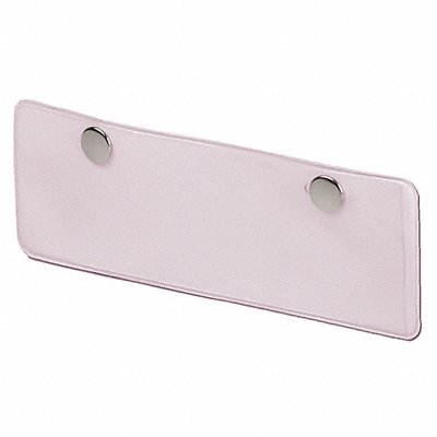 Label Holder Pink Smooth Pocket