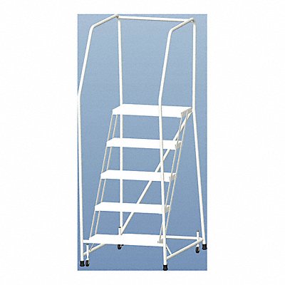 Rolling Ladder Aluminum 47-1/2 In.H