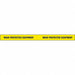 Floor Tape Black/Yellow 2 inx180 ft Roll