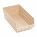 F0614 Shelf Bin Ivory Polypropylene 4 in