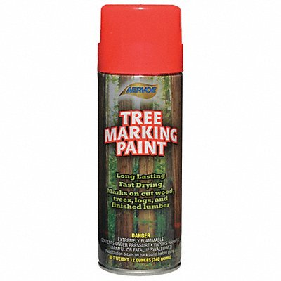 Tree Marking Paint 16 oz Fluorescent Red