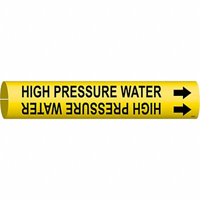 Pipe Marker High Pressure Water