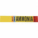 Pipe Marker Ammonia 4 in H 24 in W